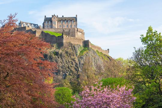 Princes Street Castle, Edinburgh.