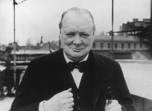 A Westerham lad: Prime Minister Winston Churchill.
