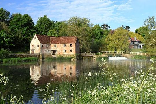 The Sturminster Newton Mill, on the banks of the River Stour, in Dorset County.