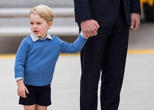 The son of Prince William and Kate Middleton, Prince George.