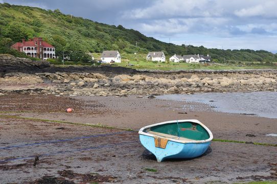 Drimla Lodge, on the shores of Kildonan, Isle of Arran. 