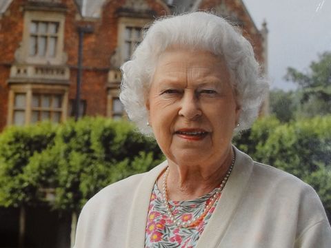 Queen Elizabeth photographed at Sandringham.