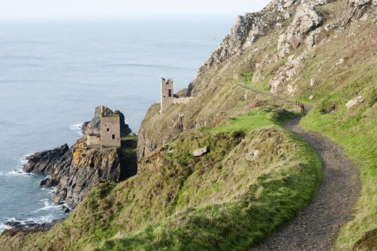 Crown Mines ruins in Cornwall. 