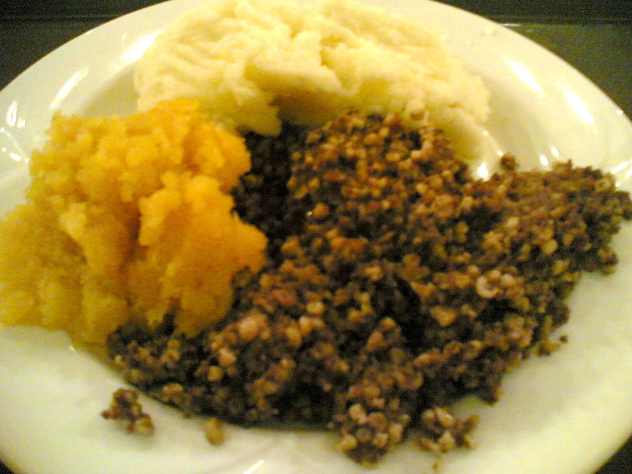 Haggis Neeps And Tatties Schottisches Nationalgericht - Rezepte Suchen