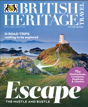 British Heritage Magazine\'s March / April 2021 cover.