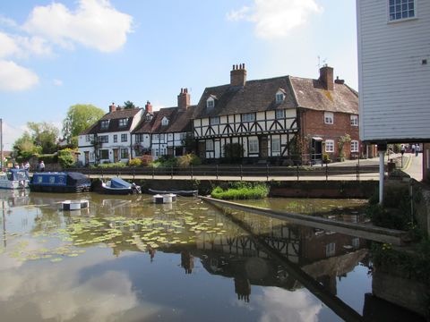 The Tudor buildings of Tewekesbury, in Gloucestershire.