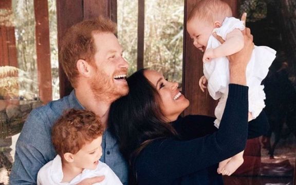 Duke and Duchess of Sussex family photo