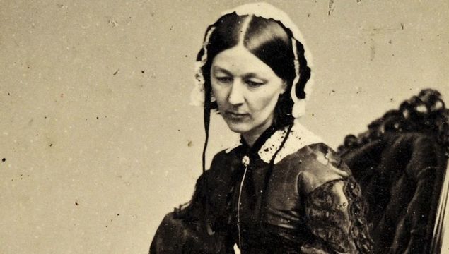 The world\'s most famous nurse, Florence Nightingale, aged 34, just after the Crimean War.
