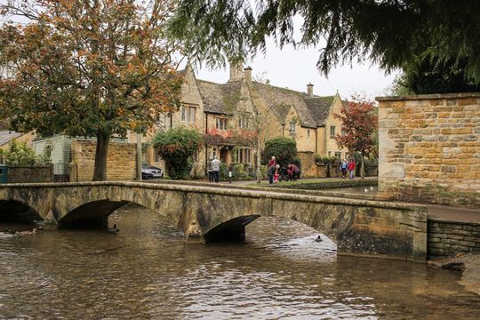 Bourton-on-the-Water, in the Cotswolds.