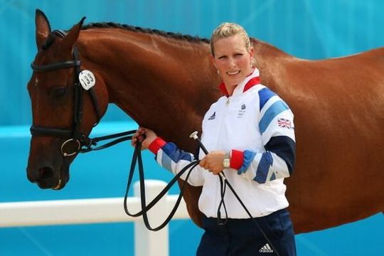 Zara Tindall at the Olympics.