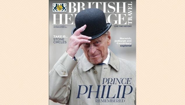 The cover of the Sept / Oct 2021 issue of British Heritage Travel.