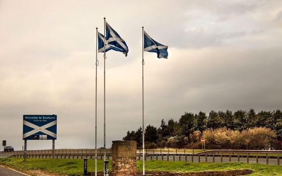 The Scottish flag is inspired by St. Andrew 