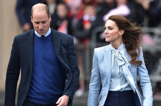 The Prince and Princess of Wales, William and Catherine.