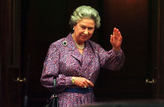 Queen Elizabeth II, photographed in 1993.