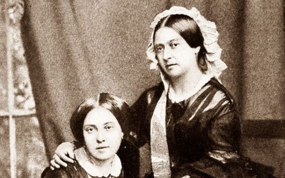 Queen Victoria and her daughter Victoria, Princess Royal