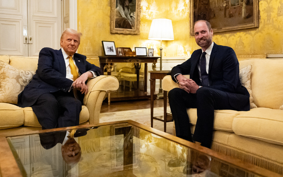 Donald Trump and Prince William in Paris
