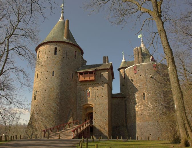 Castle Coch in South Wales UK