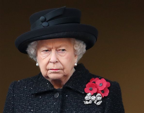 Queen Elizabeth II attends the annual Remembrance Sunday memorial at The Cenotaph on November 10, 2019 in London, England. (Photo by Chris Jackson/Getty Images)