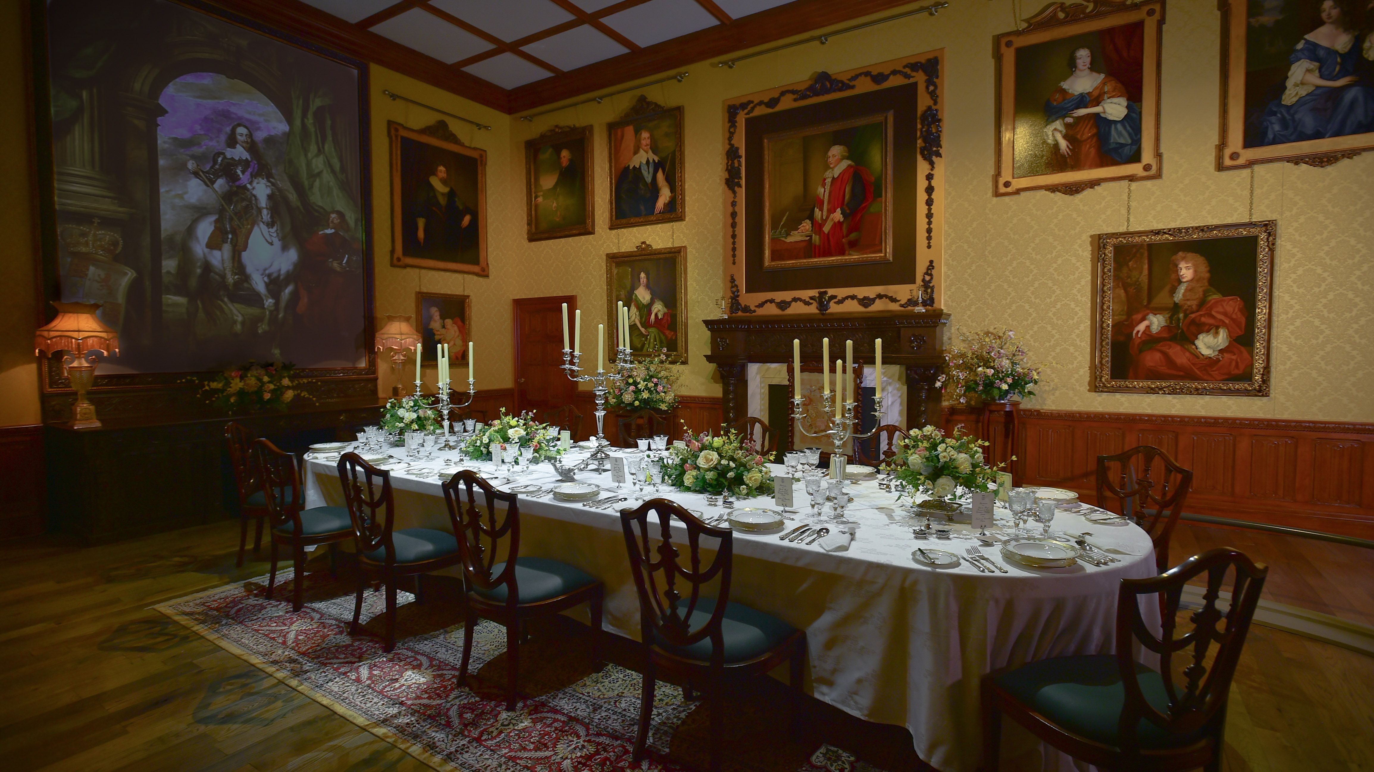 downton abbey dining room scenes