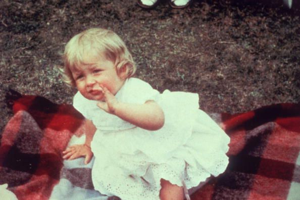  Lady Diana Spencer (1961 - 1997), later the wife of Prince Charles, on her first birthday at Park House, Sandringham. (Photo by Hulton Archive/Getty Images)