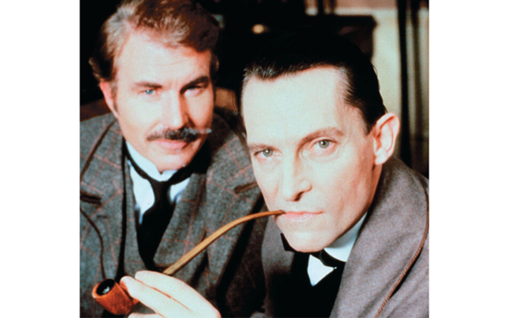 Basil Rathbone and Nigel Bruce, possible the most famous pairing of Dr. Watson and Sherlock Holmes.