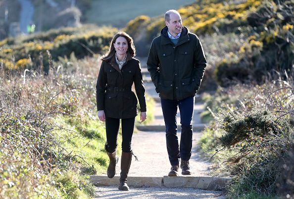 Catherine, Duchess of Cambridge and Prince William, Duke of Cambridge visit Howth Cliff, a cliff walk with views out over the Irish Sea during day two of their visit to Ireland on March 04, 2020 in Dublin, Ireland. (Photo by Chris Jackson - Pool/Getty Images)