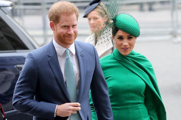 Prince Harry, Duke of Sussex and Meghan, Duchess of Sussex meets children as she attends the Commonwealth Day Service 2020 on March 09, 2020 in London, England. (Photo by Chris Jackson/Getty Images)