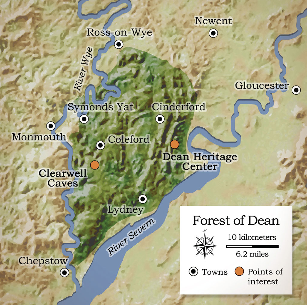 Forest Of Dean On Map The Royal Forest Of Dean | British Heritage