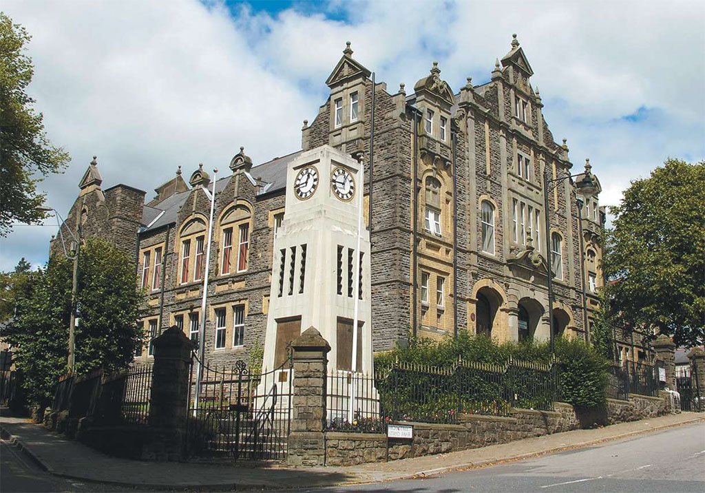 The impressive Workmen’s Hall in Blaenavon was built by the contributions of iron and coal workers in 1895. The impressive Workmen’s Hall in Blaenavon was built by the contributions of iron and coal workers in 1895.