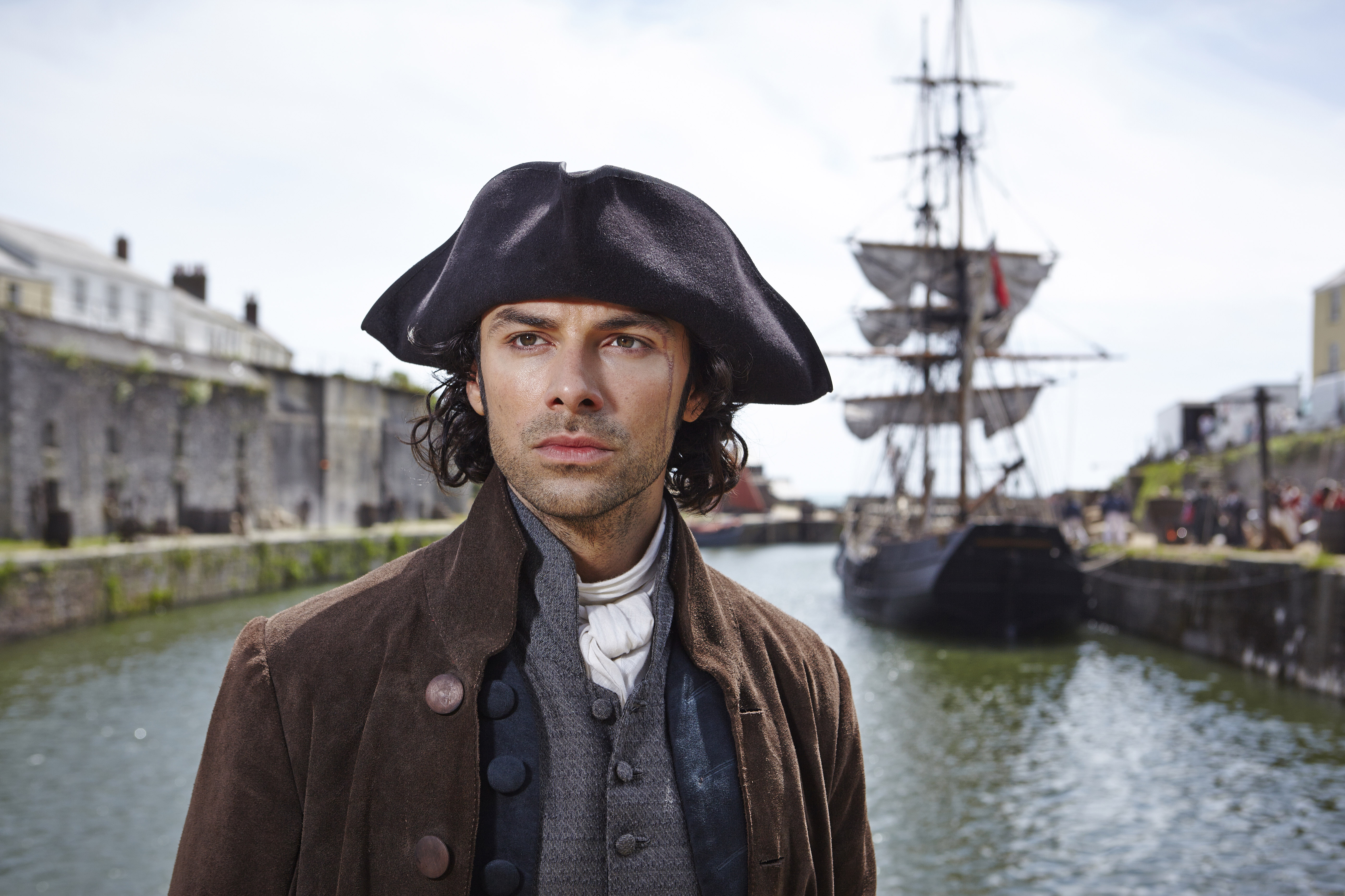 Poldark\nSundays, June 21 - August 2, 2015 on MASTERPIECE on PBS\n\nPart Seven\nSunday, August 2, 9:00 - 10:00pm ET\nWhen Verity makes her move, Poldark gets blamed and events spiral out of control.\nAn epidemic leads to tragedy. And a shipwreck is both a blessing and a curse.\n\n\nShown: Aidan Turner as Ross Poldark\n\n(C) Robert Viglasky/Mammoth Screen for MASTERPIECE\n\nThis image may be used only in the direct promotion of MASTERPIECE. No other rights are granted. All rights are reserved. Editorial use only