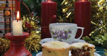 Great British Fare: Teatime at Christmas A table topped with plates of food